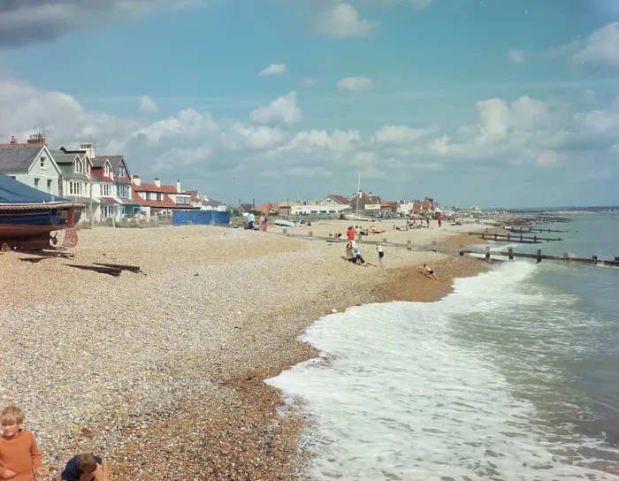 Framed Print : The beach, Pevensey Bay, Pevensey Framed Print : The beach, Pevensey Bay, Pevensey