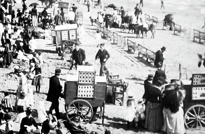 Framed Print : Beach photographers, Ramsgate Framed Print : Beach photographers, Ramsgate