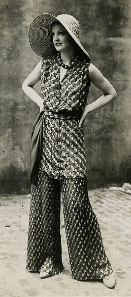 Beach Pyjama Suit by Zyot and Cie, Summer 1931