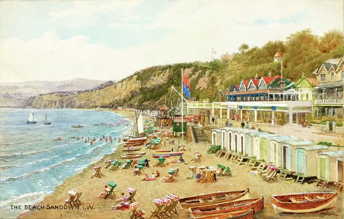 Framed Print : Beach at Sandown, Isle of Wight Framed Print : Beach at Sandown, Isle of Wight