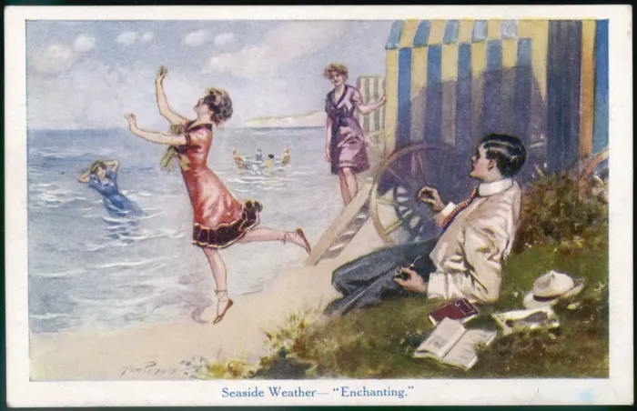 Framed Print : BEACH SCENE / PEDDIE Framed Print : BEACH SCENE / PEDDIE