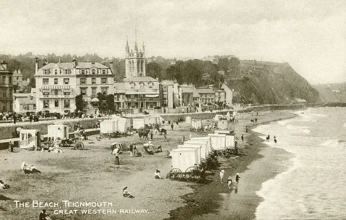 Framed Print : The Beach, Teignmouth, Devon Framed Print : The Beach, Teignmouth, Devon