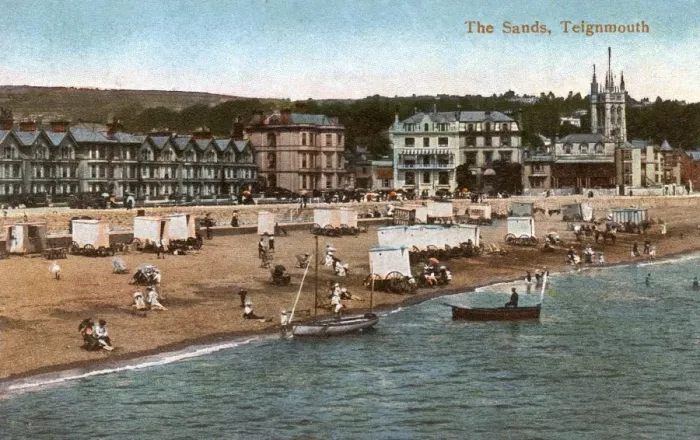 Framed Print : The beach, Teignmouth, Devon, England Framed Print : The beach, Teignmouth, Devon, England