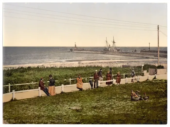 Framed Print : The beach, Warnemunde, Rostock, Mecklenburg-Schwerin, German Framed Print : The beach, Warnemunde, Rostock, Mecklenburg-Schwerin, German