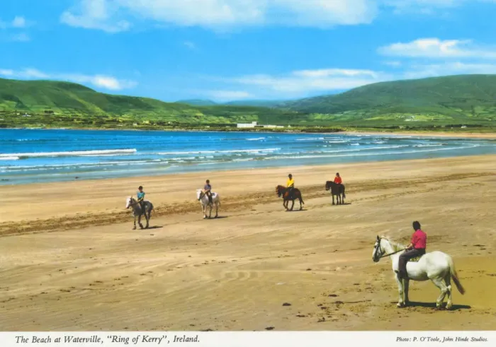 Framed Print : The Beach at Waterville, Ring of Kerry by P O Toole Framed Print : The Beach at Waterville, Ring of Kerry by P O Toole