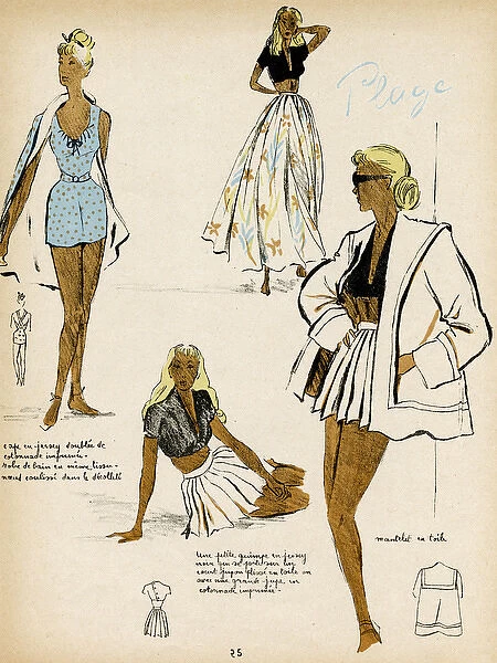 Beach Wear 1940s