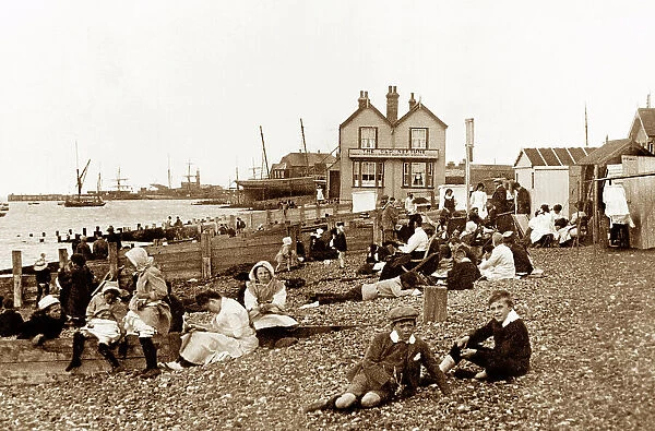 The Beach, Whitstable early 1900's