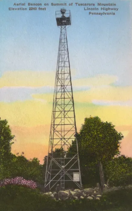 Framed Print : Beacon on Tuscarora Mountain, Pennsylvania, USA