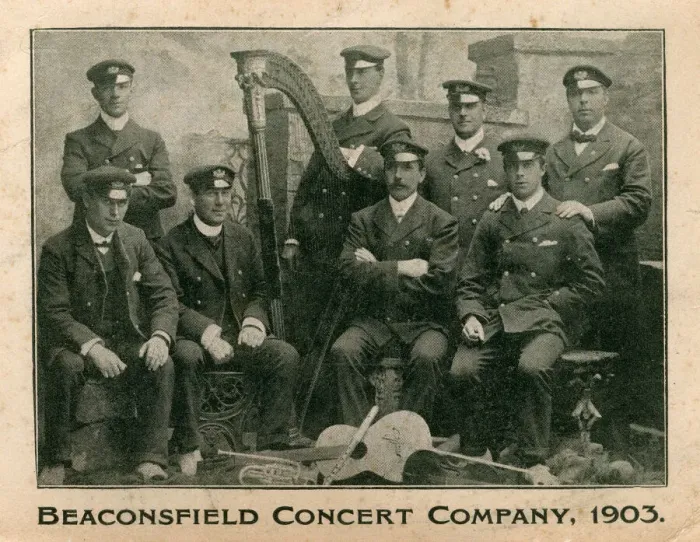 Framed Print : Beaconsfield Concert Company, South Africa, 1903