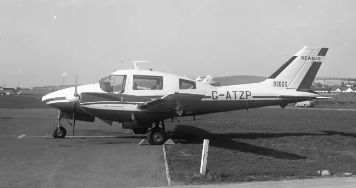 Framed Print : Beagle B. 206S series 2 G-ATZP Framed Print : Beagle B. 206S series 2 G-ATZP
