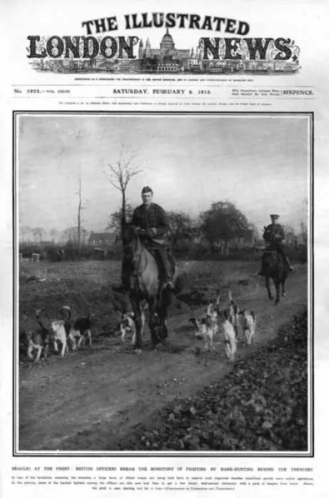 Framed Print : Beagles at the Front Framed Print : Beagles at the Front