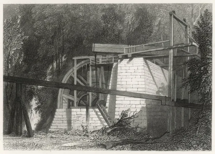 Framed Print : Beamish Water Wheel Framed Print : Beamish Water Wheel