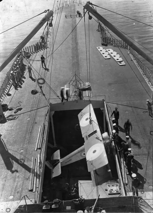 Framed Print : A Beardmore-built Sopwith Pup N6454 aboard HMS Furious Framed Print : A Beardmore-built Sopwith Pup N6454 aboard HMS Furious