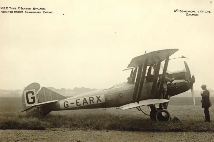 Framed Print : Beardmore WBIIB, G-EARX, air-mail transport Framed Print : Beardmore WBIIB, G-EARX, air-mail transport