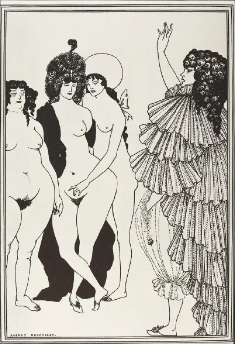 Framed Print : BEARDSLEY, Aubrey Vincent (1872-1898). Lysistrata Framed Print : BEARDSLEY, Aubrey Vincent (1872-1898). Lysistrata
