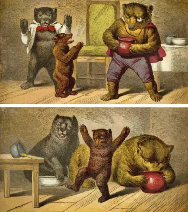 Framed Print : The Three Bears Framed Print : The Three Bears