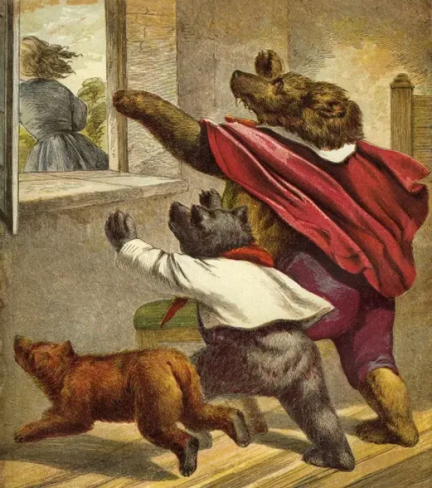 Framed Print : The Three Bears Framed Print : The Three Bears