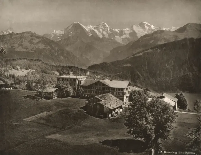 Framed Print : Beatenberg, Switzerland - Hotel Bellevue