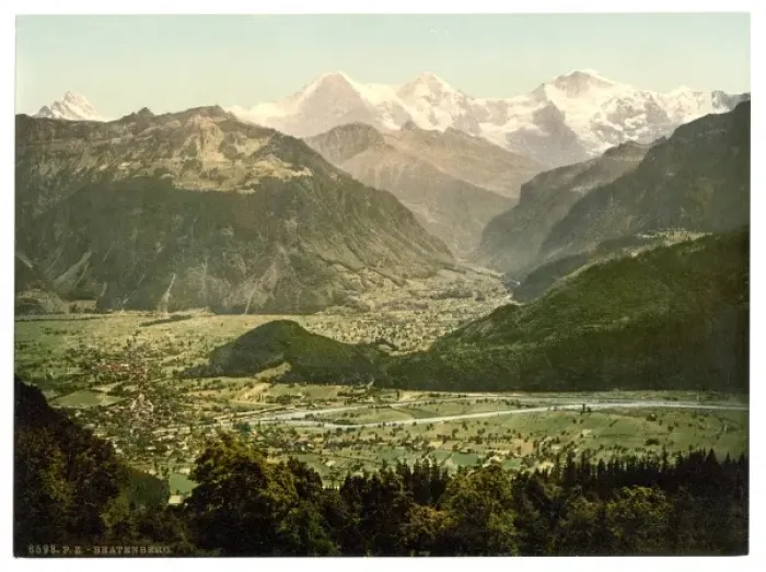 Framed Print : Beatenburg (i. e. Beatenberg), from Amisbuhl, Bernese Oberla Framed Print : Beatenburg (i. e. Beatenberg), from Amisbuhl, Bernese Oberla