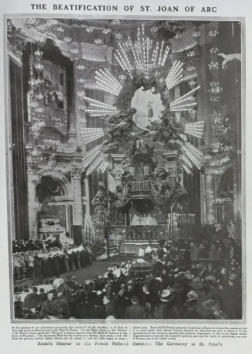 Framed Print : Beatification of Joan of Arc, St. Peter's Framed Print : Beatification of Joan of Arc, St. Peter's