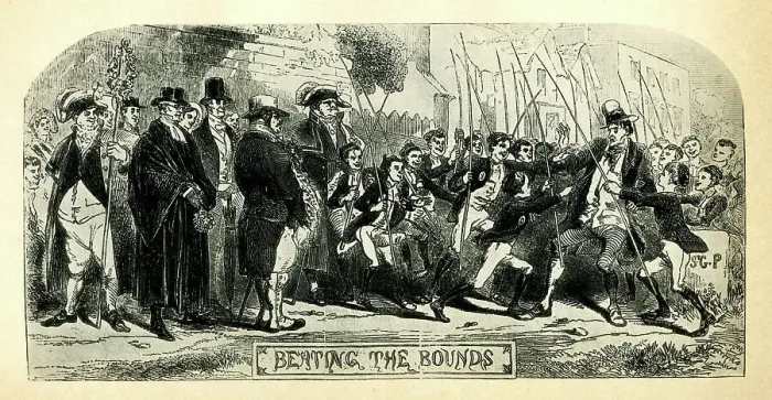 Framed Print : Beating the Bounds, Bloomsbury, London Framed Print : Beating the Bounds, Bloomsbury, London