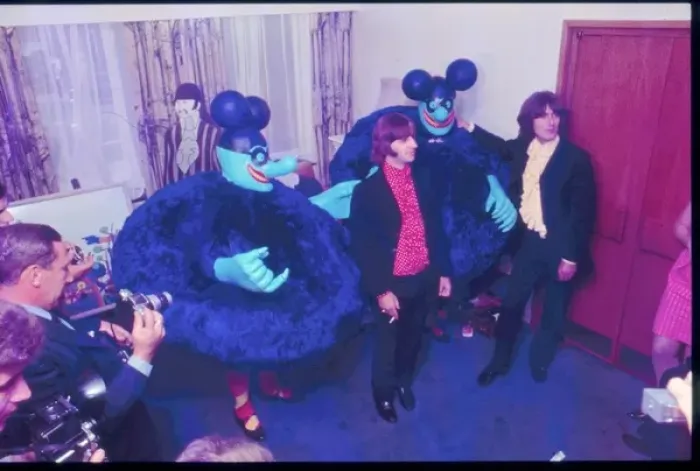 Framed Print : The Beatles at PR launch of Yellow Submarine Framed Print : The Beatles at PR launch of Yellow Submarine