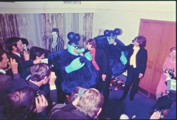 Framed Print : The Beatles at PR launch of Yellow Submarine Framed Print : The Beatles at PR launch of Yellow Submarine