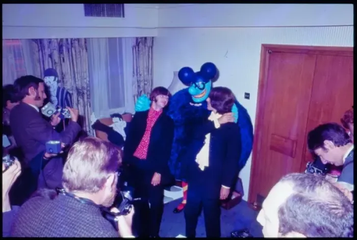 Framed Print : The Beatles at PR launch of Yellow Submarine Framed Print : The Beatles at PR launch of Yellow Submarine