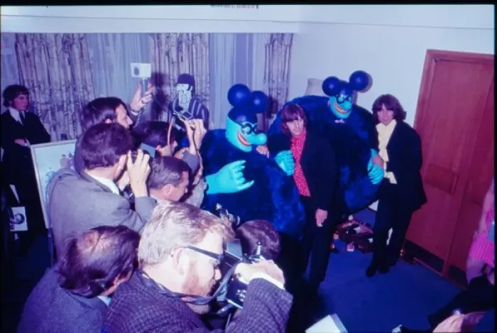 Framed Print : The Beatles at PR launch of Yellow Submarine Framed Print : The Beatles at PR launch of Yellow Submarine