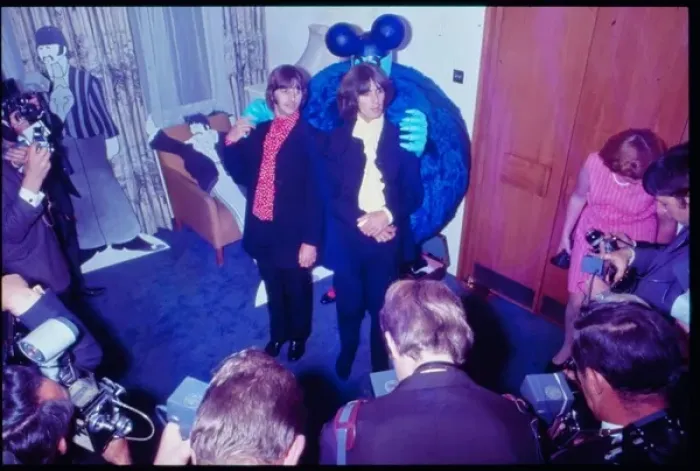 Framed Print : The Beatles at PR launch of Yellow Submarine Framed Print : The Beatles at PR launch of Yellow Submarine
