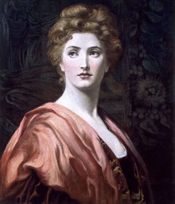Framed Print : Beatrice by Frank Dicksee Framed Print : Beatrice by Frank Dicksee