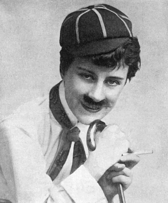 Framed Print : Beatrice Lillie as Charlie Chaplin, 1918 Framed Print : Beatrice Lillie as Charlie Chaplin, 1918