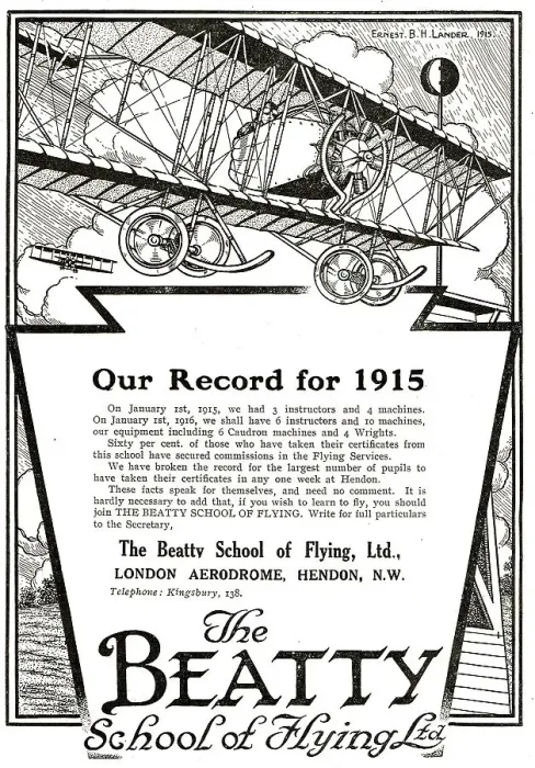 Framed Print : The Beatty School Of Flying Framed Print : The Beatty School Of Flying