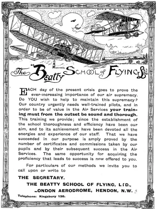 Framed Print : The Beatty School Of Flying Framed Print : The Beatty School Of Flying