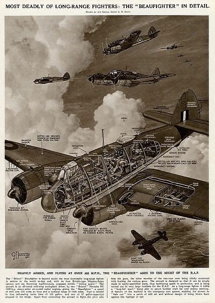 Beaufighter long-range fighter by G. H. Davis