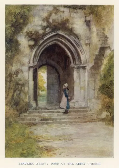 Framed Print : Beaulieu Abbey / 1908 Framed Print : Beaulieu Abbey / 1908