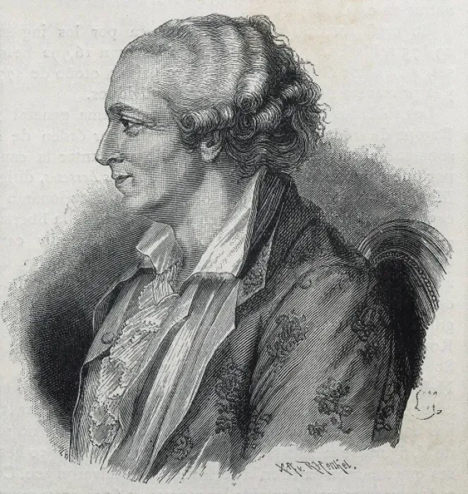 Framed Print : Beaumarchais, Pierre-Augustin Caron de (1732-1799)