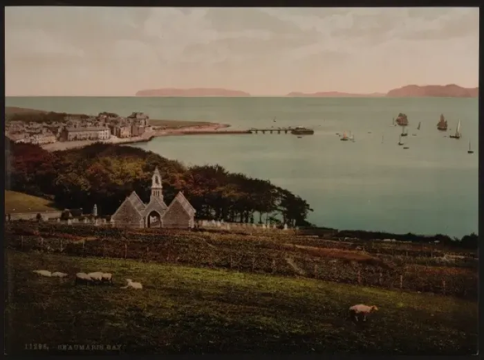 Framed Print : Beaumaris Bay, Beaumaris Castle, Wales Framed Print : Beaumaris Bay, Beaumaris Castle, Wales