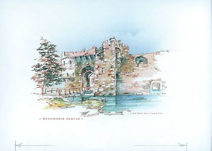 Framed Print : Beaumaris Castle Framed Print : Beaumaris Castle