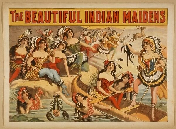 The beautifil Indian maidens