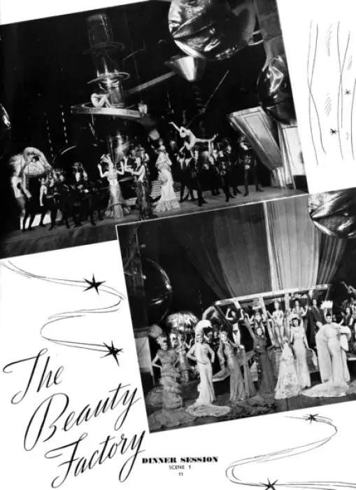 Framed Print : The Beauty Factory scene in Plaisirs de Paris at the London Framed Print : The Beauty Factory scene in Plaisirs de Paris at the London