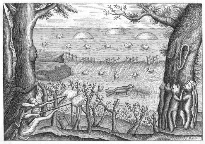 Framed Print : Beavers, 18th Century Framed Print : Beavers, 18th Century