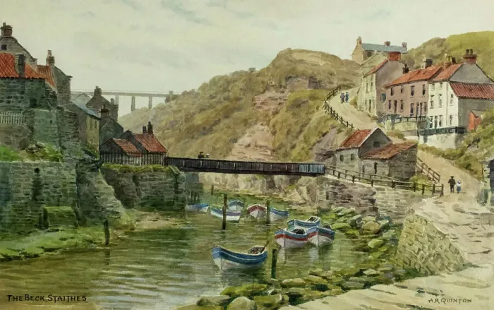 Framed Print : The Beck, Staithes, North Yorkshire Framed Print : The Beck, Staithes, North Yorkshire