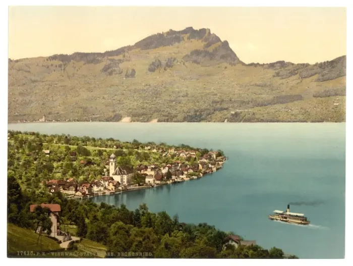 Framed Print : Beckenreid, Lake Lucerne, Switzerland Framed Print : Beckenreid, Lake Lucerne, Switzerland