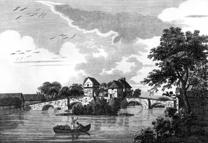 Framed Print : Bedford Bridge Framed Print : Bedford Bridge