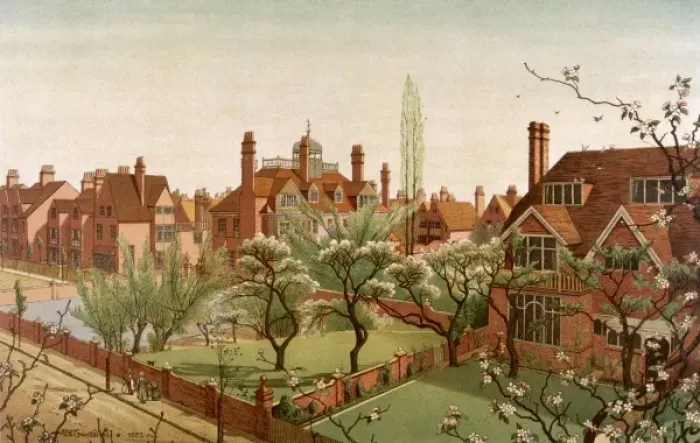 Framed Print : Bedford Park / Tower 2 / 9 Framed Print : Bedford Park / Tower 2 / 9