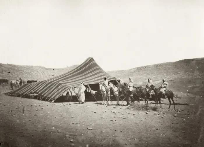 Framed Print : Bedouin camp in the desrt, North Africa, Algeria Framed Print : Bedouin camp in the desrt, North Africa, Algeria