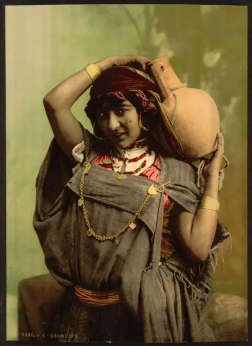Framed Print : A Bedouin woman, Tunis, Tunisia Framed Print : A Bedouin woman, Tunis, Tunisia