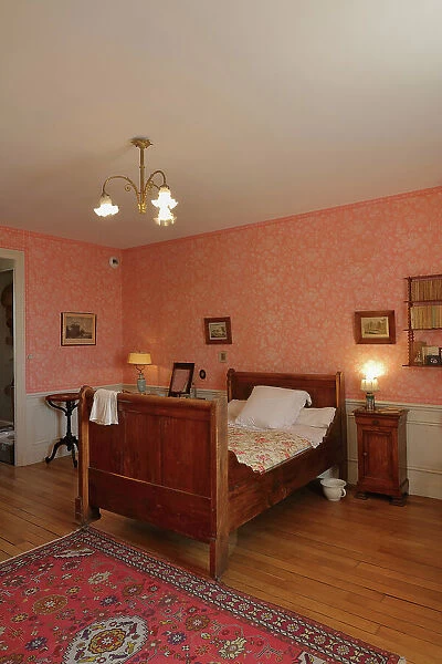 Bedroom, Home of Renoir, Essoyes, Aube, France
