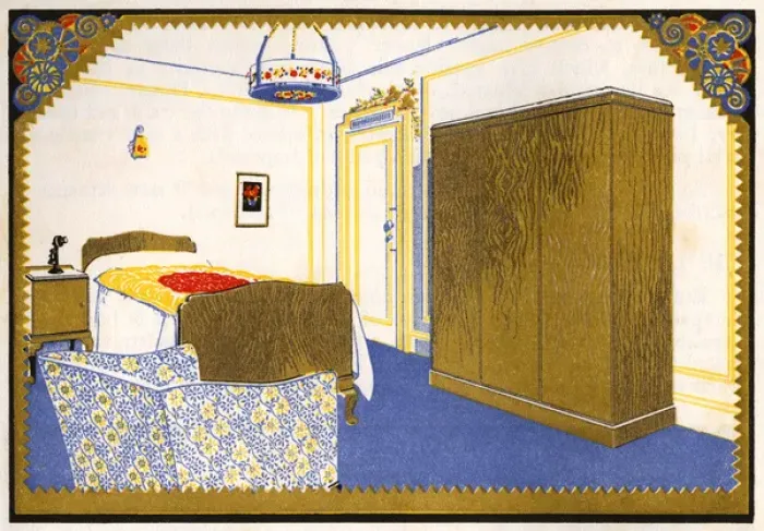 Framed Print : Bedroom at the the May Fair Hotel Framed Print : Bedroom at the the May Fair Hotel